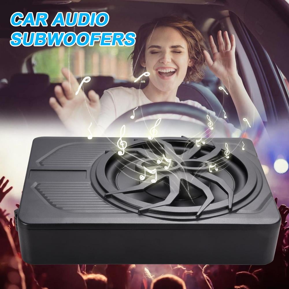 WAASOSCON 10 Inch Micro Compact Amplified Subwoofer Enclosure for Small ...
